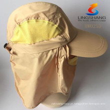 2015 novo Desportos ao ar livre Caminhadas Camping Pesca Protecção contra o vento Chapéu Chapéus Máscara de Protecção Resfriamento Rápido Fisherman Adjustable Hats